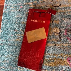 Perlier Red Gift Bag with Gold Tissue Paper